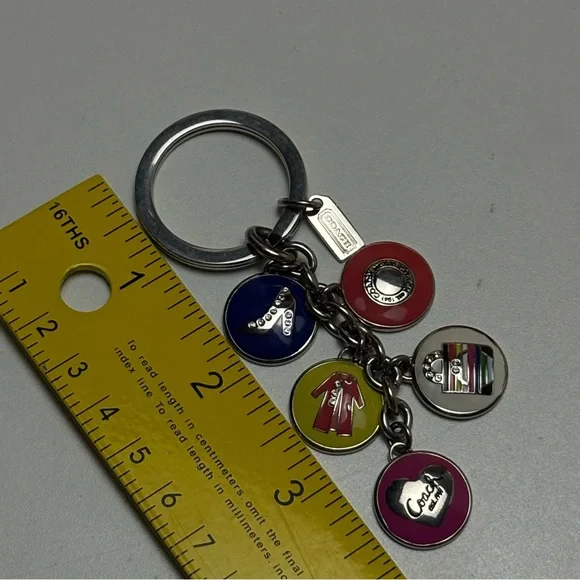 Coach Colorful Charm Keychain - Picture 6 of 8